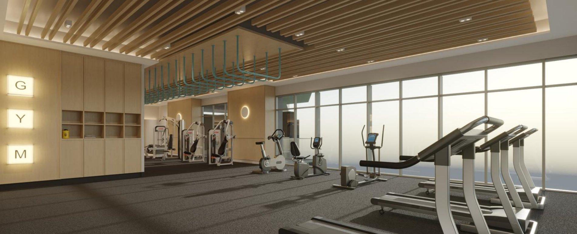 LUNAR Seputeh Gym Room artist impression