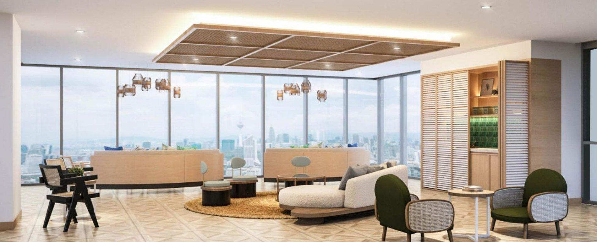 LUNAR Seputeh Riverview Lounge artist impression